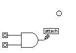 Cursor at connection point