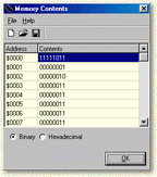 Memory Contents Window