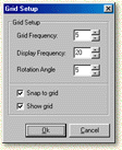 Grid Setup Window